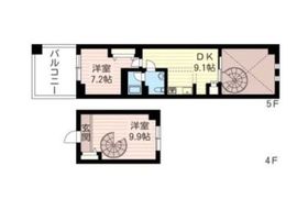 レジデンスシャルマン月島 439 間取り図