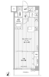 目黒テラス 304 間取り図
