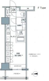 パークハビオ東中野 606 間取り図