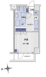 コンフォリア三田トロワ 401 間取り図