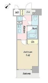 プロシード都立大学 702 間取り図