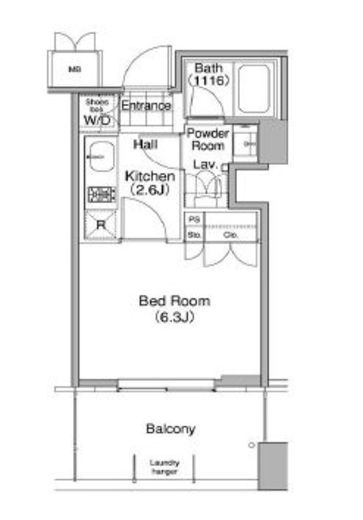 コンフォリア東池袋ウエスト 409 間取り図