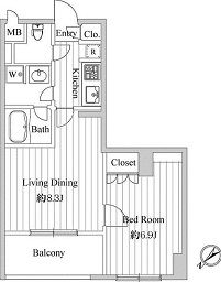 スペーシア三軒茶屋弐番館 218 間取り図