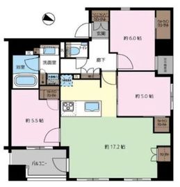 プレシス日本橋三越前セントル 6階 間取り図