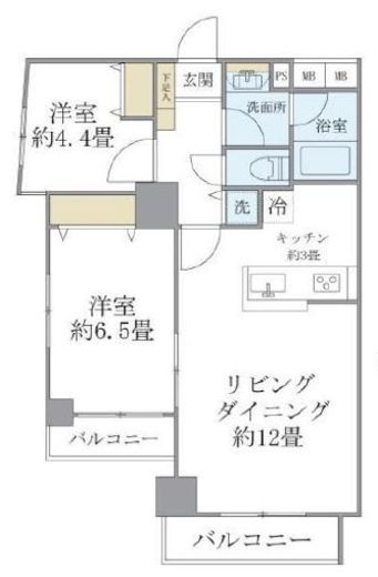 KDXレジデンス秋葉原 704 間取り図