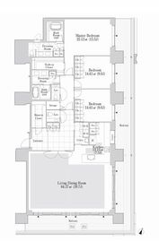 六本木グランドタワーレジデンス 2002 間取り図