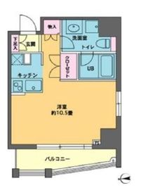 カスタリア森下2 601 間取り図