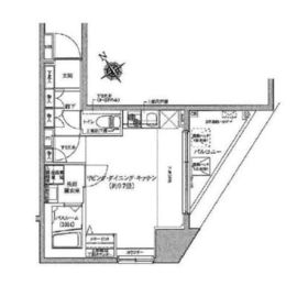 ロアール茅場町 3階 間取り図