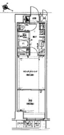 日本橋三越前アムフラット壱番館 4階 間取り図