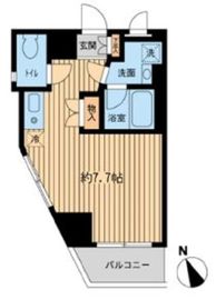 神楽坂フラッツ 701 間取り図