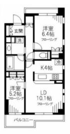 フレアコート駒場 201 間取り図