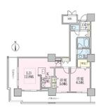 ロイヤルパークスタワー南千住 908 間取り図