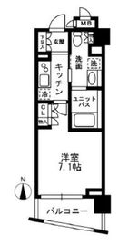 レジディア中落合 A308 間取り図