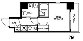 プライマル茅場町 604 間取り図