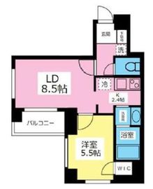 シティスパイア若松町 205 間取り図