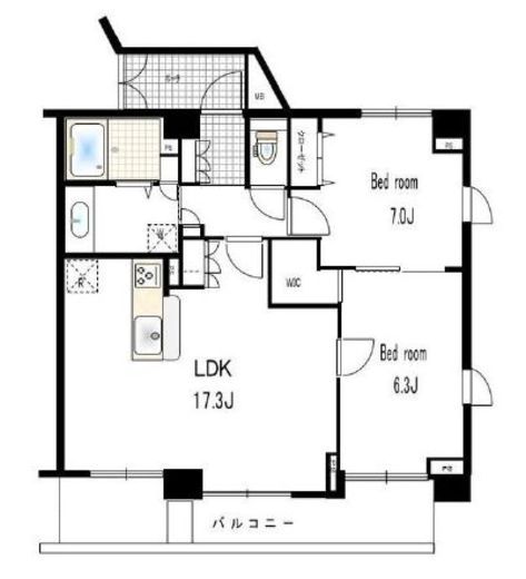 ソフィア東六本木 5階 間取り図