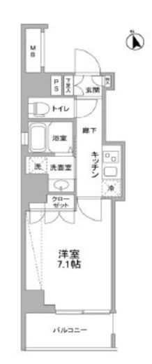 セルビシエ白金 302 間取り図
