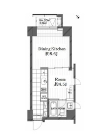 コートモデリア広尾 302 間取り図