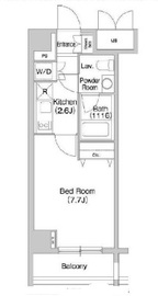 コンフォリア豊洲 409 間取り図