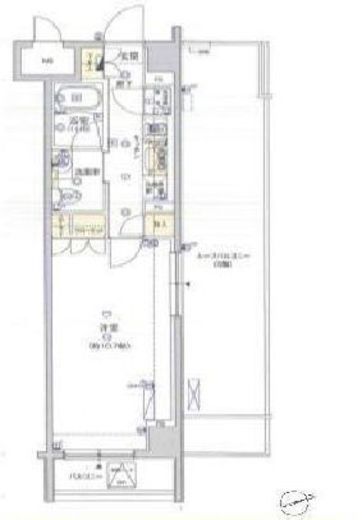 フィース水天宮前 5階 間取り図