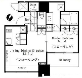 THE ROPPONGI TOKYO CLUB RESIDENCE 11階 間取り図