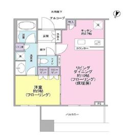 テラス渋谷美竹 12階 間取り図