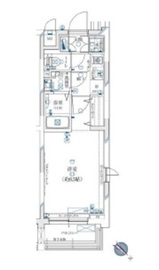 ガリシア新宿余丁町 3階 間取り図