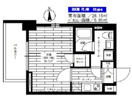 ステージファースト芝公園 3階 間取り図