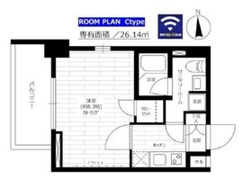 ステージファースト芝公園 6階 間取り図