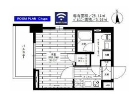 ステージファースト芝公園 8階 間取り図