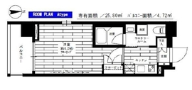 ステージファースト芝公園 6階 間取り図