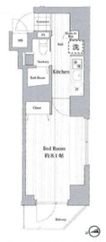 ウェルカーサ文京湯島 1502 間取り図