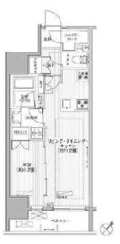 サンウッド東日本橋フラッツ 4階 間取り図