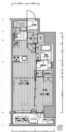 サンウッド東日本橋フラッツ 2階 間取り図