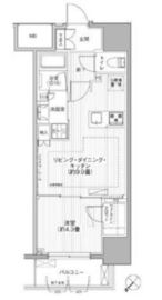 サンウッド東日本橋フラッツ 2階 間取り図