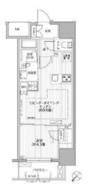 サンウッド東日本橋フラッツ 4階 間取り図