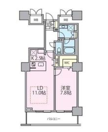 ロイヤルパークスタワー南千住 1002 間取り図