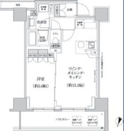 パークハビオ渋谷本町レジデンス 928 間取り図