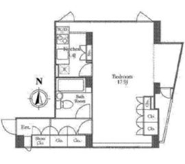 CUE西麻布 302 間取り図