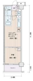 エスティメゾン豊洲レジデンス E727 間取り図