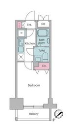 レジディア日本橋人形町2 506 間取り図