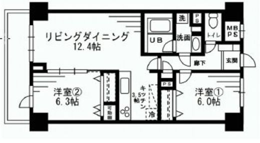 レジディア目白 906 間取り図