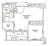 カスタリア目黒かむろ坂 1404 間取り図