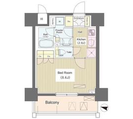 アイスイート東中野 401 間取り図