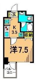 プライマル大井仙台坂 205 間取り図