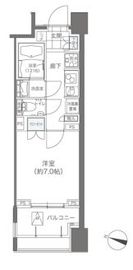 メゾンカルム本郷 405 間取り図