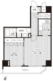 グランハイツ代々木 408 間取り図