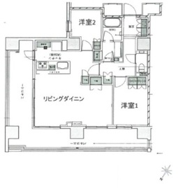 ザ・パークハウス日本橋浜町 10階 間取り図