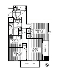 アトラス新宿河田町ヒルズ 5階 間取り図