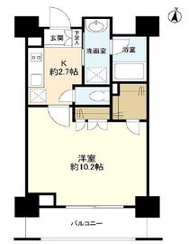 スタイリオ蒲田 1007 間取り図